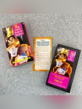 Walt Disney World For Families VHS Tape Vacation Planning Video Vintage 1995